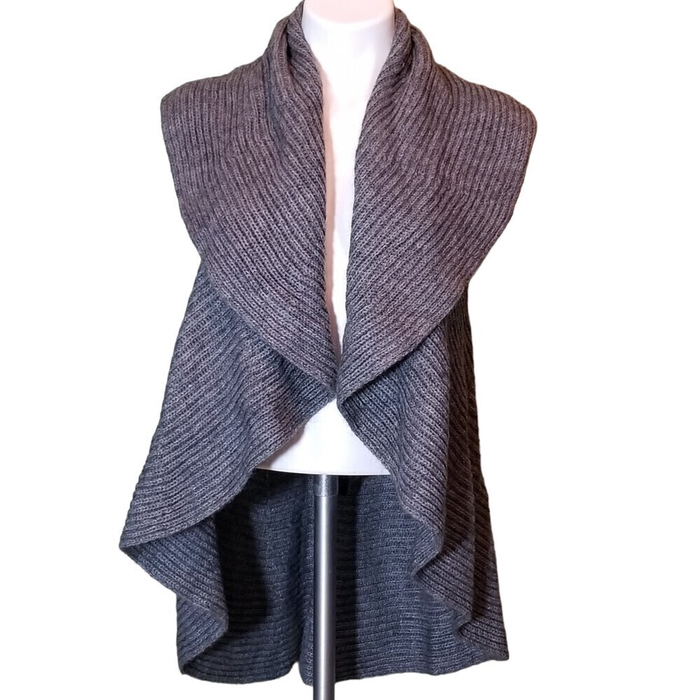 Anthropologie Elsamanda Mohair Blend Cardigan Swetaer Made in Italy Gray Size M